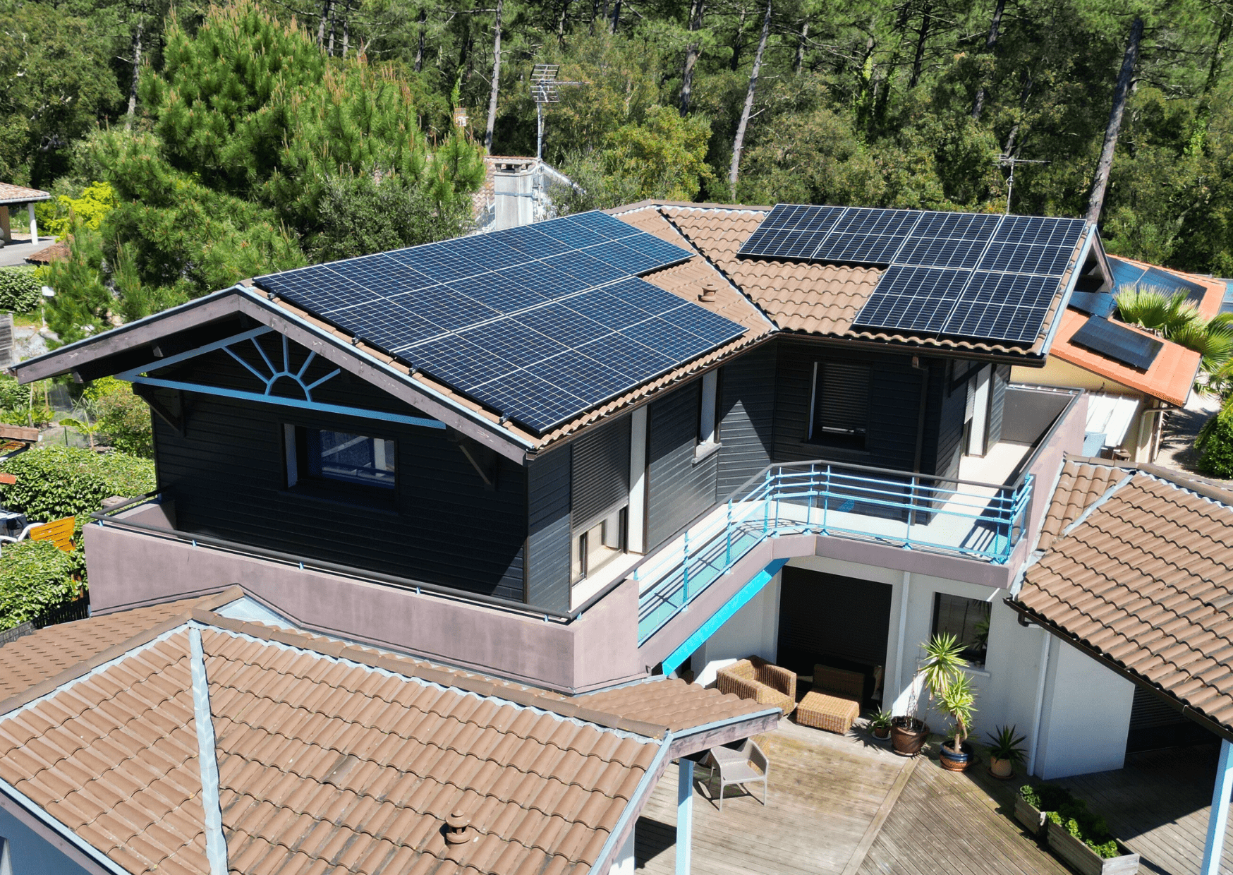 Photovoltaïque Landes Seignosse Villa Architecte