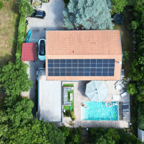 Villa drone